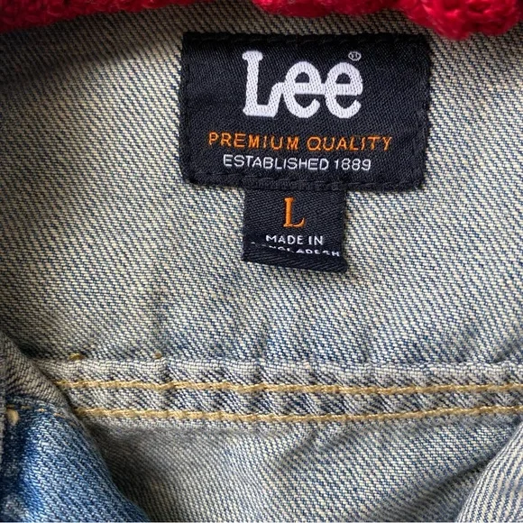 90s Vintage Lee Denim Trucker Jean Jacket